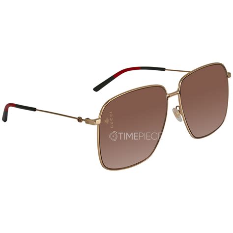 gucci gg0394s|Gucci™ GG0394S 002 61 Gold Sunglasses .